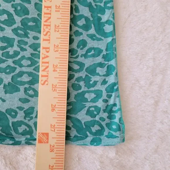 Iman Global Infiniti Scarf Womens One Size Green Animal Print - Picture 6 of 6